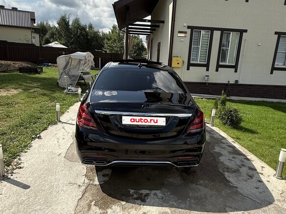 2019 Mercedes-Benz S-Класс 350 d Long VI (W222, C217) Рестайлинг, чёрный, 4250000 рублей - вид 2