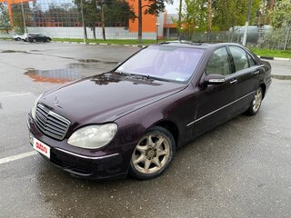 2002 Mercedes-Benz S-Класс 500 5-speed IV (W220) Рестайлинг, фиолетовый, 800000 рублей, вид 2