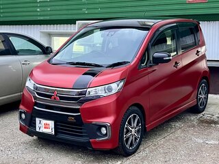 2016 Mitsubishi eK Custom I Рестайлинг, красный, 715000 рублей, вид 1