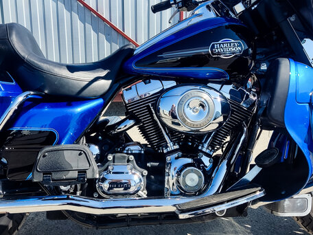 2008 Harley-Davidson Electra Glide, синий, 775000 рублей, вид 3