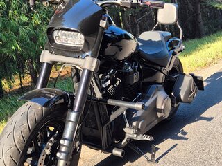 2019 Harley-Davidson Fat Bob, чёрный, 1600000 рублей, вид 2