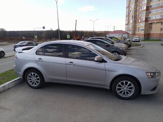 2012 Mitsubishi Lancer X Рестайлинг, серебристый, 830000 рублей, вид 5