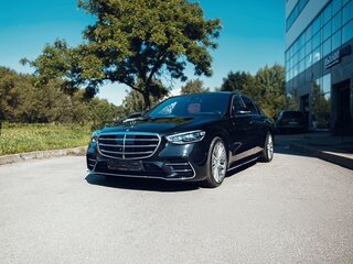 2021 Mercedes-Benz S-Класс 500 Long 4MATIC VII (W223), чёрный, 12350000 рублей, вид 2