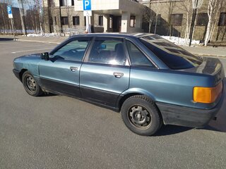 1989 Audi 80 IV (B3), голубой, 165000 рублей, вид 4