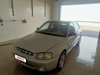 2001 Hyundai Accent II, серебристый, 260000 рублей, вид 3