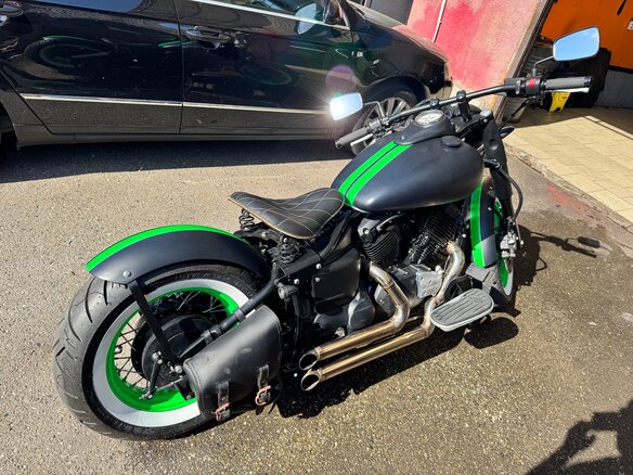 2002 Yamaha XVS650 Drag Star, чёрный, 390000 рублей - вид 2