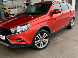 2020 Lada (ВАЗ) Vesta SW Cross I, красный, 920000 рублей, вид 1