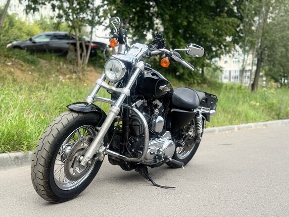 2014 Harley-Davidson Sportster 1200, чёрный, 700000 рублей - вид 1
