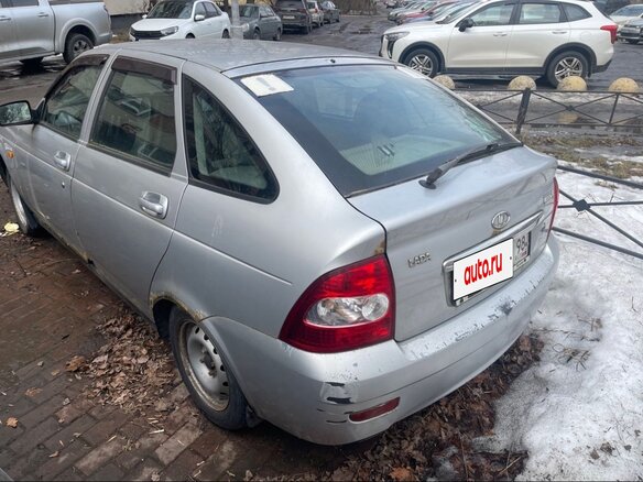 2008 Lada (ВАЗ) Priora I, серебристый, 115000 рублей - вид 4