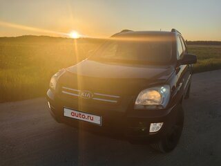 2007 Kia Sportage II, чёрный, 750000 рублей, вид 1