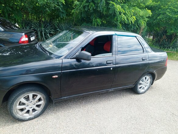 2007 Lada (ВАЗ) Priora I, чёрный, 320000 рублей - вид 3