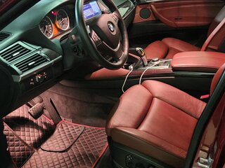 2008 BMW X6 50i 6-speed I (E71), красный, 2700000 рублей, вид 4