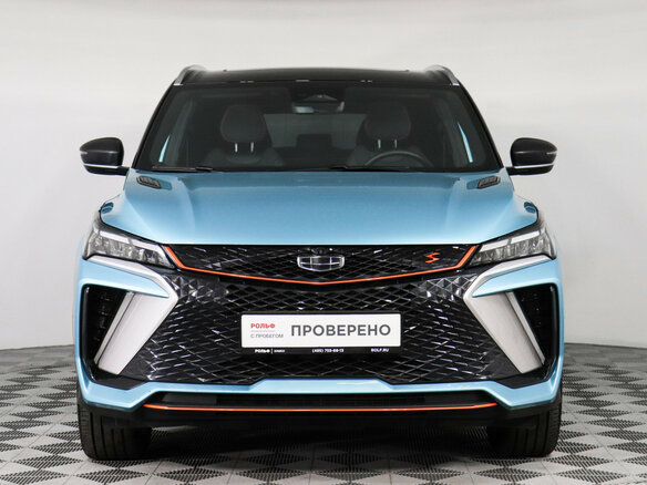 2024 Geely Coolray I Рестайлинг, голубой - вид 1