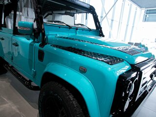2014 Land Rover Defender 110 I Рестайлинг, голубой, 6500000 рублей, вид 4