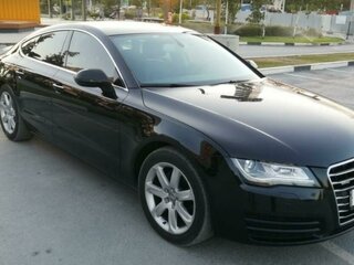 2013 Audi A7 I (4G), чёрный, 1370000 рублей, вид 3