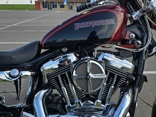 2001 Harley-Davidson Sportster 1200, пурпурный, 440000 рублей, вид 2
