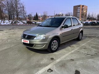 2011 Renault Logan I Рестайлинг, бежевый, 350000 рублей, вид 1