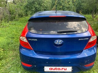 2012 Hyundai Solaris I, синий, 720000 рублей, вид 4