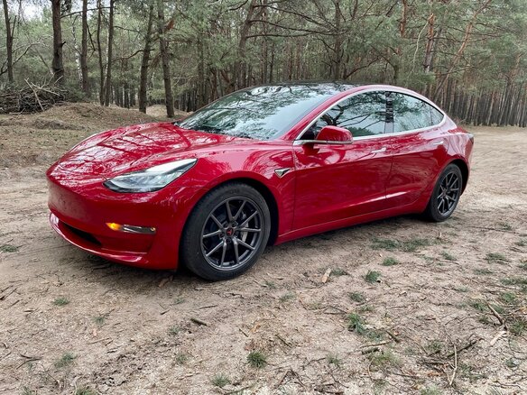 2020 Tesla Model 3 Long Range I, красный, 2550000 рублей