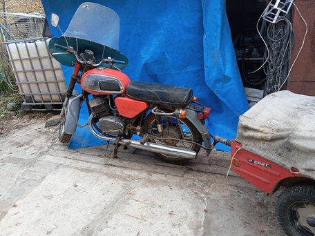 1980 Jawa 350/634, красный, 135000 рублей, вид 2