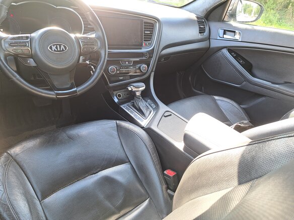 2014 Kia Optima III Рестайлинг, серебристый, 1100000 рублей - вид 6