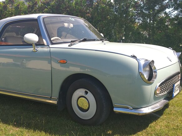 1991 Nissan Figaro, голубой, 3200000 рублей - вид 2