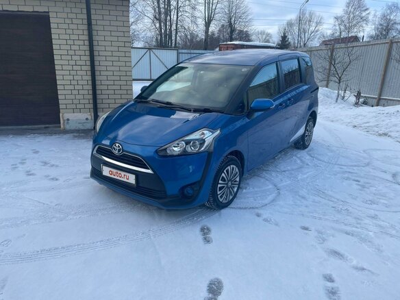 2016 Toyota Sienta II, синий, 1350000 рублей
