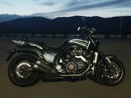 2013 Yamaha VMAX 1700, чёрный, 1400000 рублей, вид 1