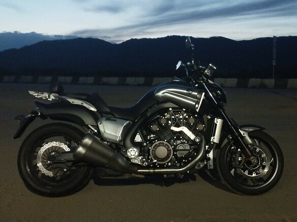 2013 Yamaha VMAX 1700, чёрный, 1400000 рублей