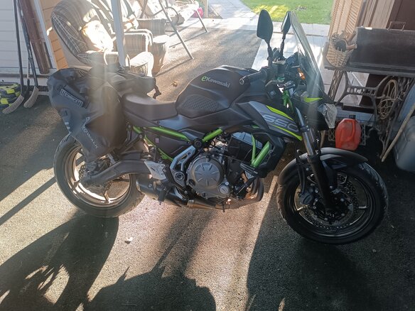 2019 Kawasaki Z 650, чёрный, 610000 рублей