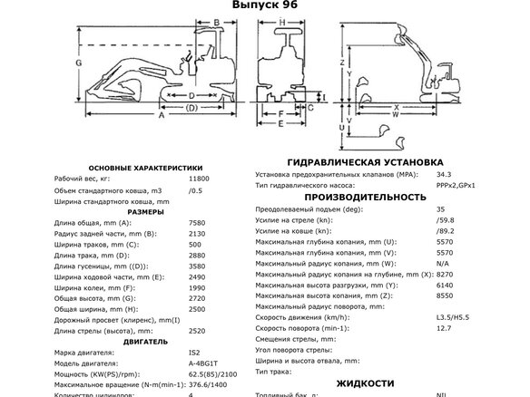 1996 Hitachi Гусеничные, оранжевый, 2750000 рублей - вид 4