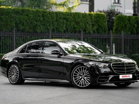 2023 Mercedes-Benz S-Класс 500 Long 4MATIC VII (W223), чёрный, 12800000 рублей, вид 4