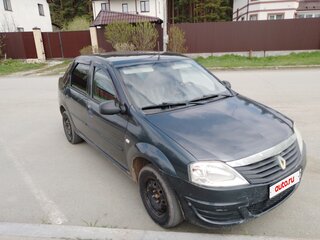 2011 Renault Logan I Рестайлинг, серый, 350000 рублей, вид 3