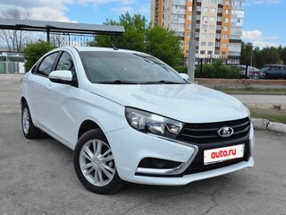 2015 Lada (ВАЗ) Vesta I, белый, 699000 рублей, вид 1