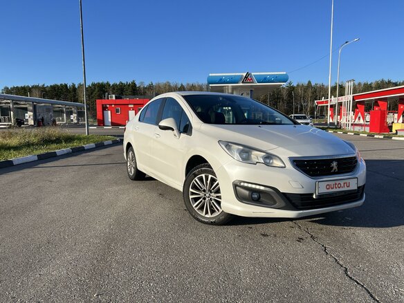 2017 Peugeot 408 I Рестайлинг, белый, 549000 рублей - вид 6