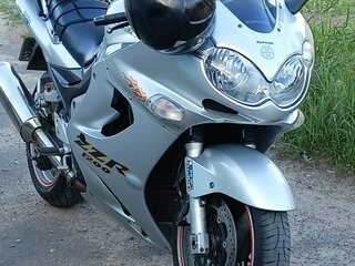 2002 Kawasaki ZZR 1200, серый, 360846 рублей, вид 2