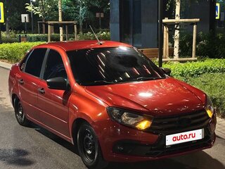 2019 Lada (ВАЗ) Granta I Рестайлинг, красный, 490000 рублей, вид 1