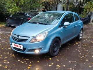2008 Opel Corsa D, голубой, 460000 рублей, вид 1