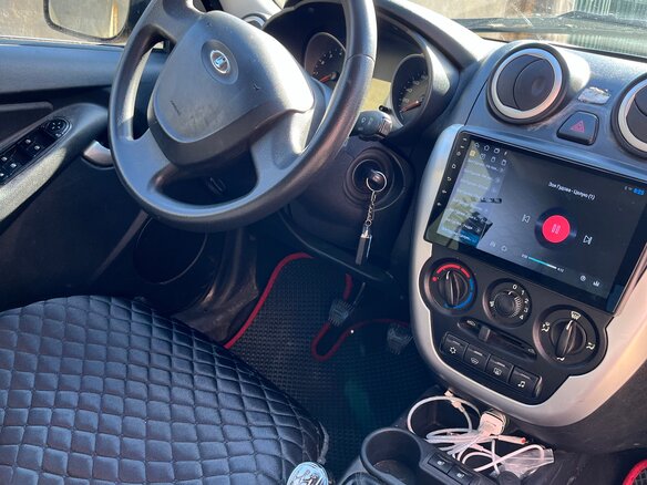 2012 Lada (ВАЗ) Granta I, красный, 320000 рублей - вид 7