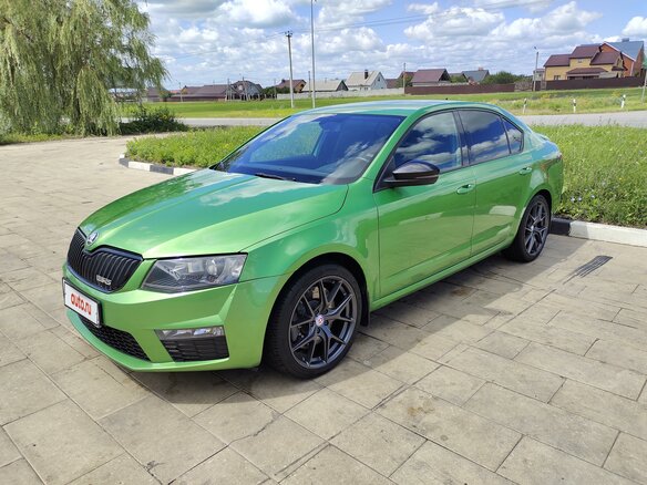 2014 Skoda Octavia RS III, зелёный, 1600000 рублей