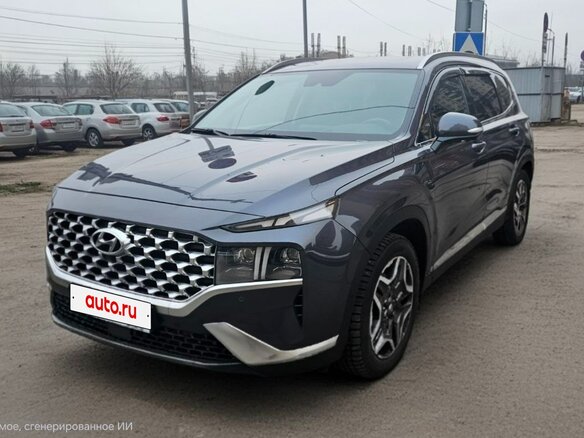 2021 Hyundai Santa Fe IV Рестайлинг, серый, 4900000 рублей