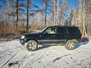 2003 Toyota Land Cruiser 100 Series Рестайлинг 1, чёрный, 1300000 рублей, вид 4