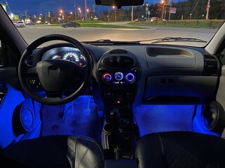 2010 Lada (ВАЗ) Kalina I, чёрный, 249999 рублей, вид 5