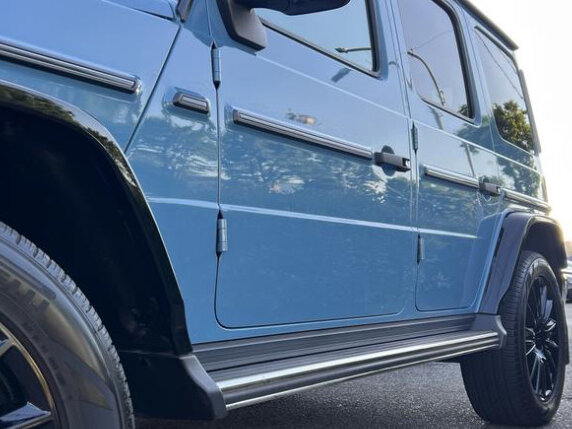 2021 Mercedes-Benz G-Класс 400 d III (W463), голубой, 11700000 рублей - вид 4