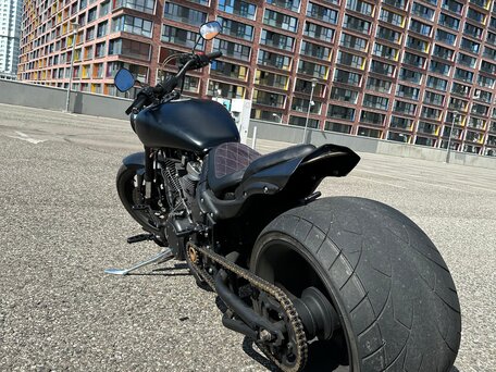 2008 Yamaha XV 1700 Warrior, чёрный, 1000000 рублей, вид 4