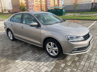 2016 Volkswagen Jetta VI Рестайлинг, бежевый, 1380000 рублей, вид 1