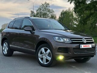 2012 Volkswagen Touareg II, коричневый, 1750000 рублей, вид 2