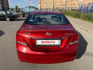 2015 Hyundai Solaris I Рестайлинг, красный, 980000 рублей, вид 5