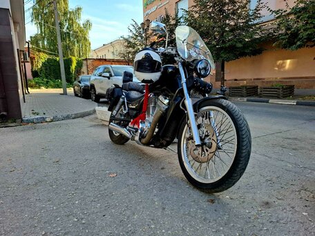 1995 Suzuki Intruder VS 400, чёрный, 250000 рублей, вид 3