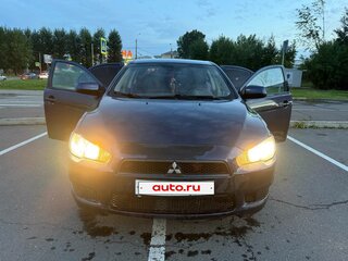 2008 Mitsubishi Lancer X, синий, 700000 рублей, вид 3